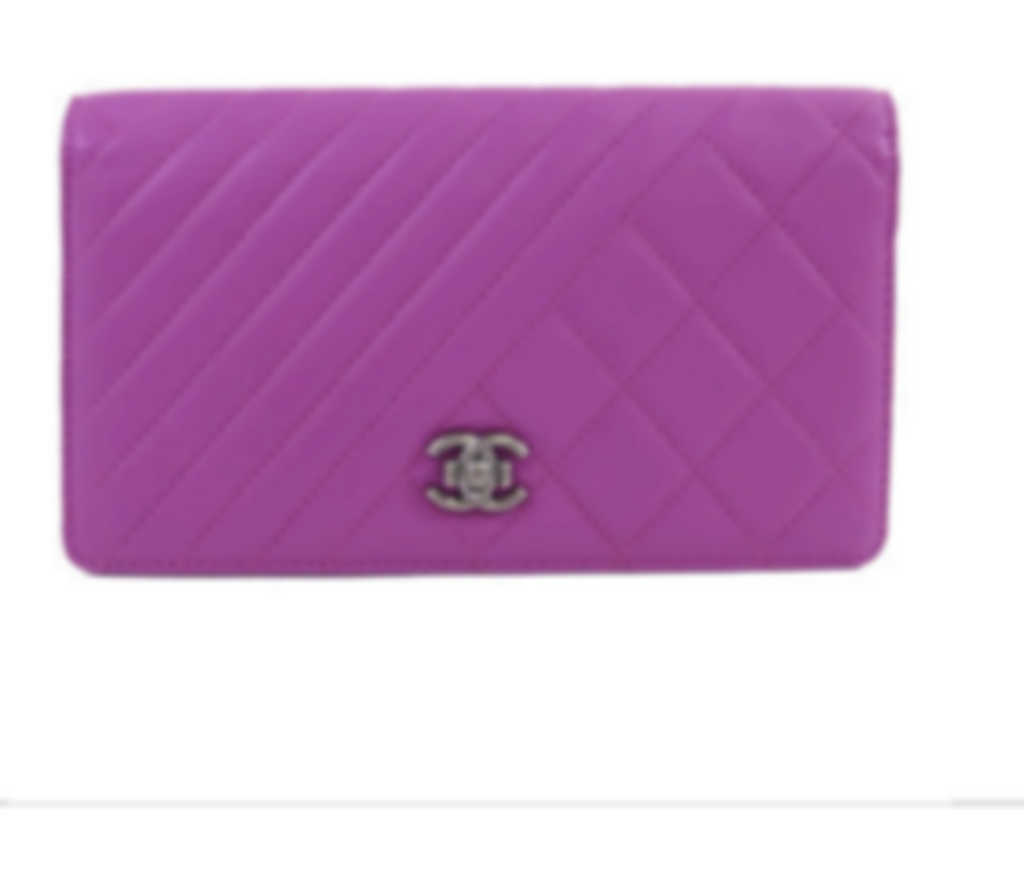 Purple Quilted Wallet