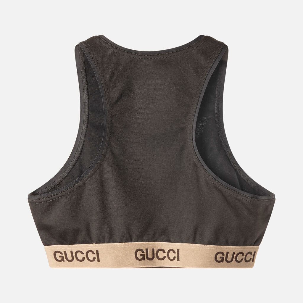 Gucci/North Face Black Sports Bra