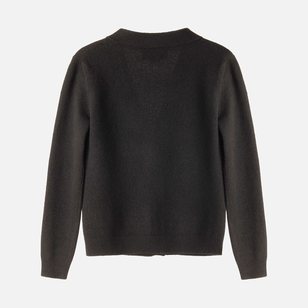 Gucci Black V Neck Knit Cardigan