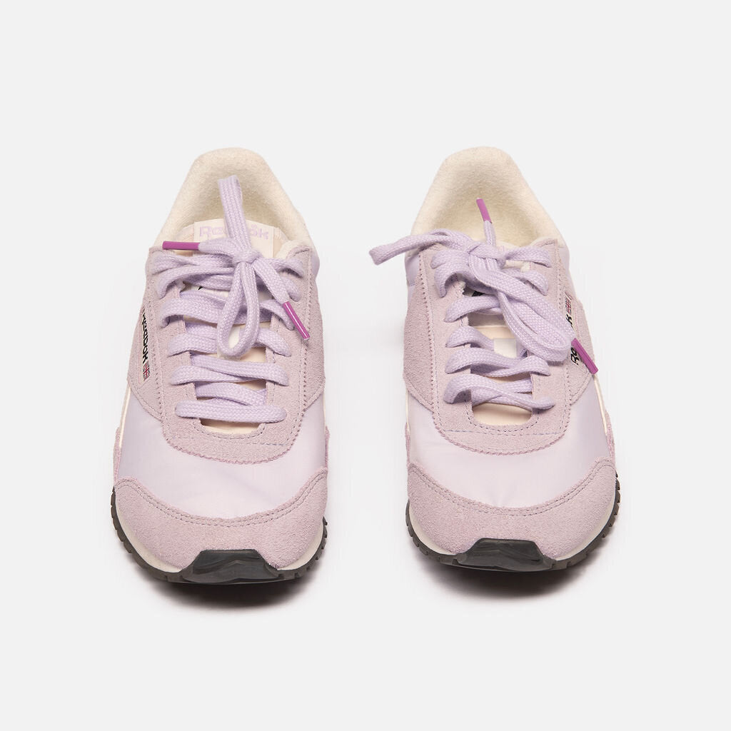 Reebok Purple Nylon & Suede Sneaker