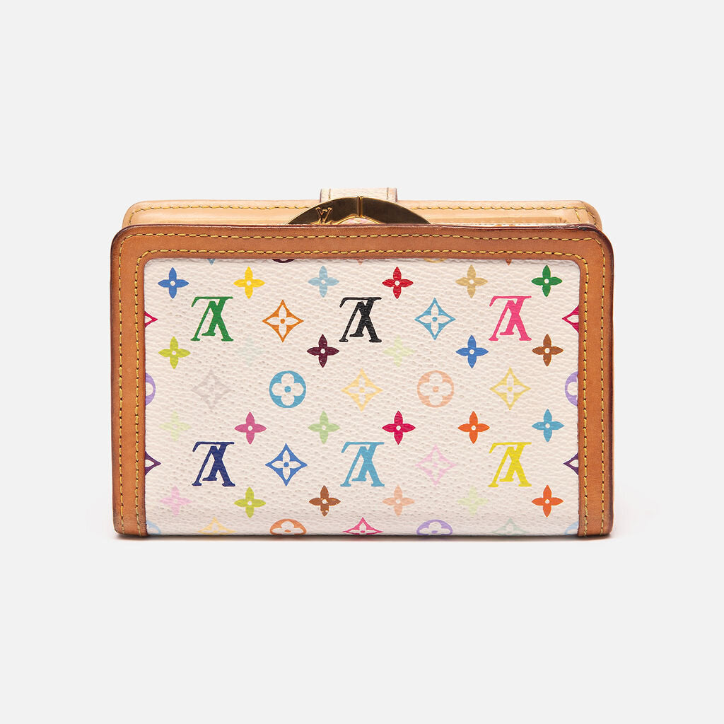 Louis Vuitton White Murakami Wallet