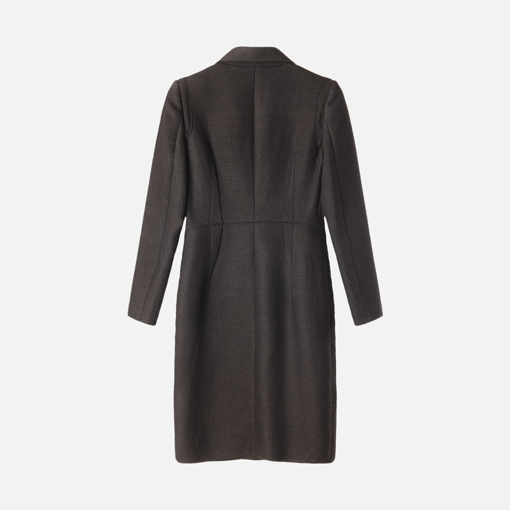 Lanvin Black Fitted Long Coat