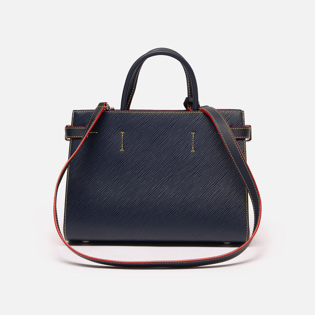 Louis Vuitton Navy Epi Leather Twist Tote