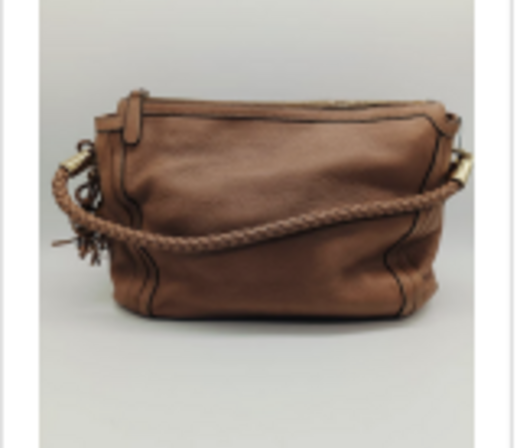 Brown Leather Shoulder Bag