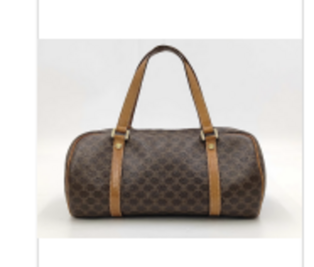 Brown Macadam Cylinder Bag