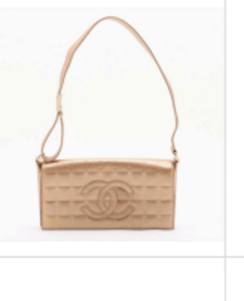 Bronze Chocolate Bar Shoulder Bag