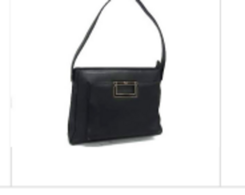 Black Leather Shoulder Bag