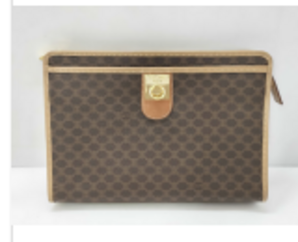 Brown Macadam Clutch