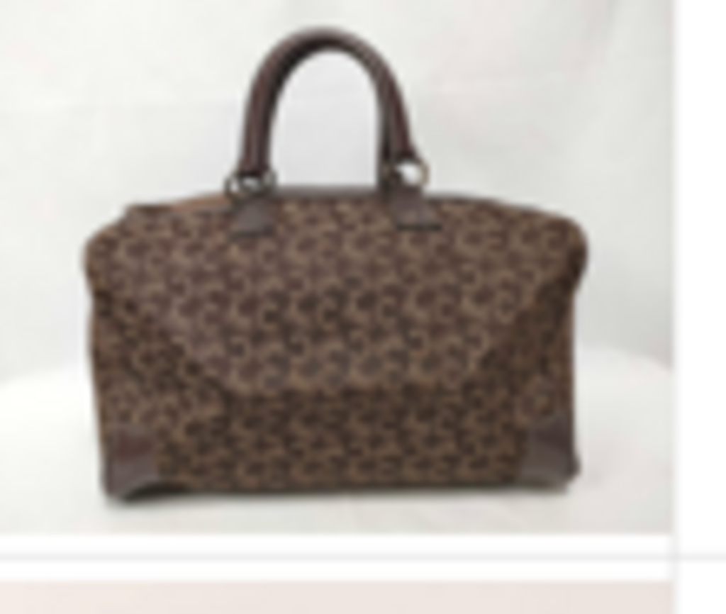 Chocolate Brown Macadam Boston Bag