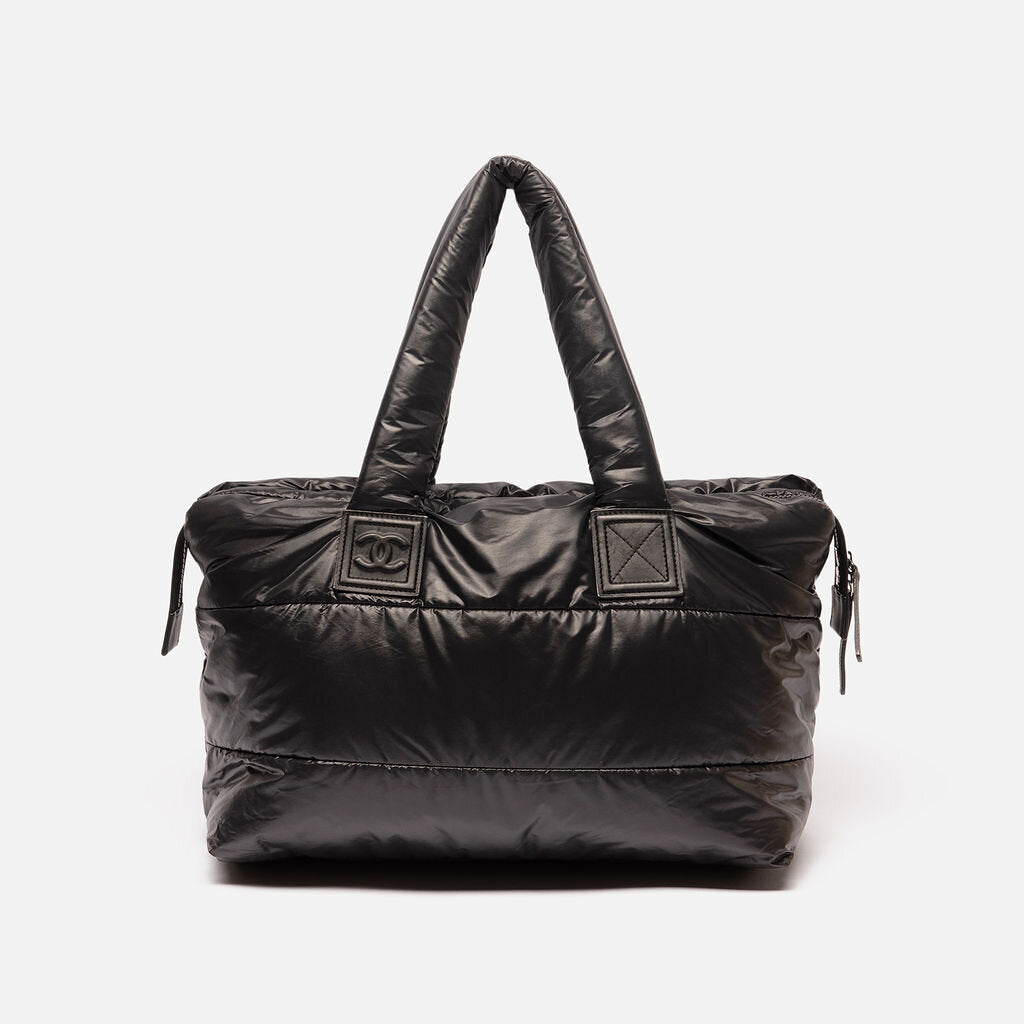 Chanel Black Nylon Cocoon Tote