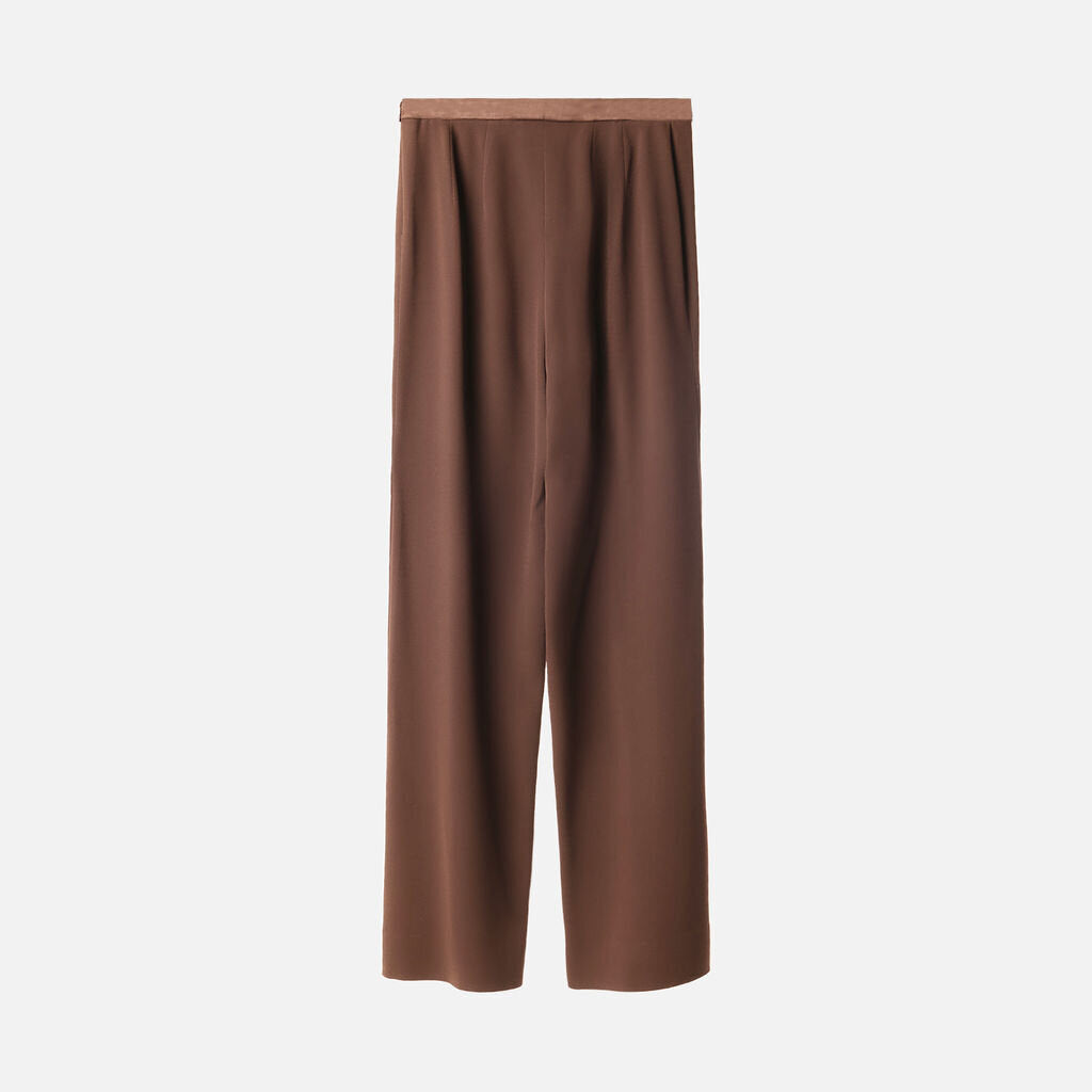 Max Mara Brown Triacetate Pant