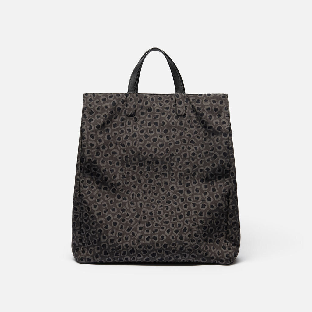 Gucci Leopard Print Canvas Tote
