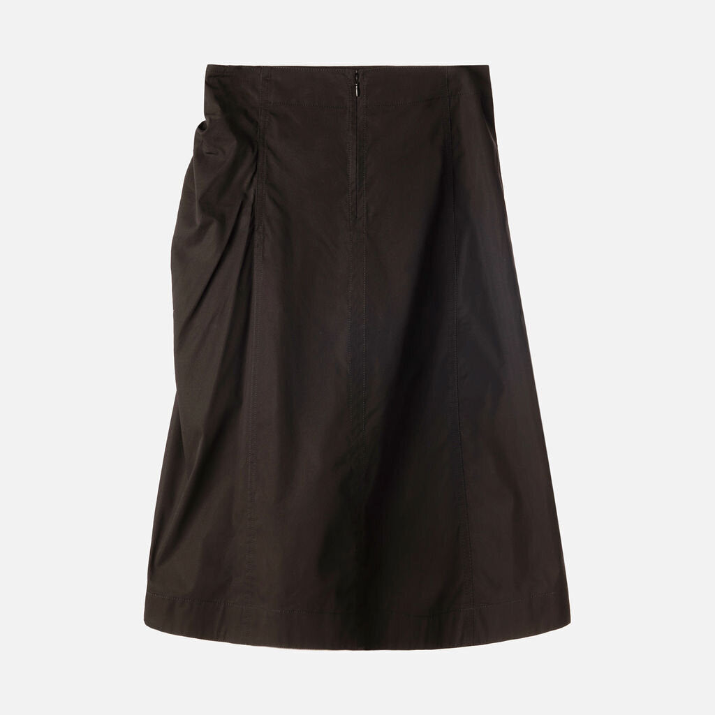 Bottega Veneta Black Cotton Knot Skirt