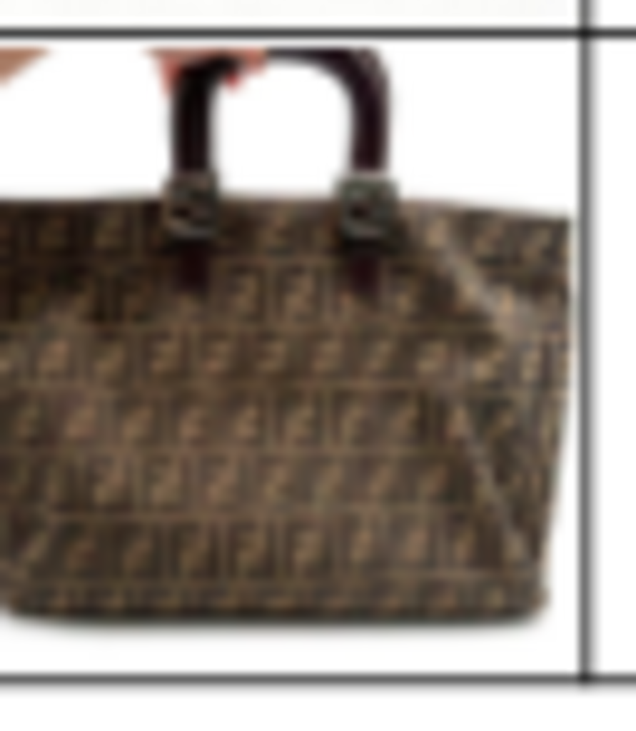 Fendi Zucca Canvas Top Handle Tote