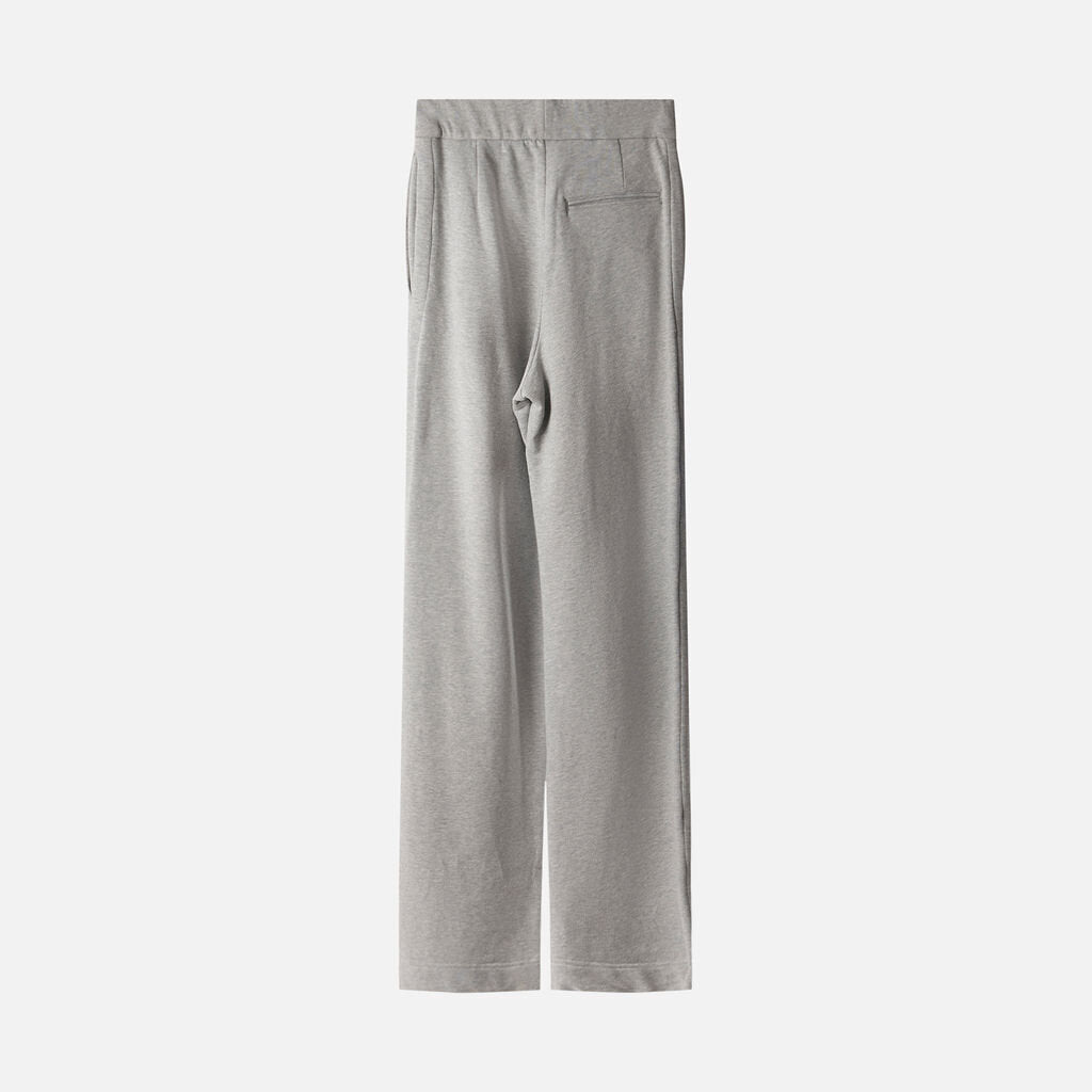 Dries Van Noten Grey Cotton Wide Leg Sweatpants