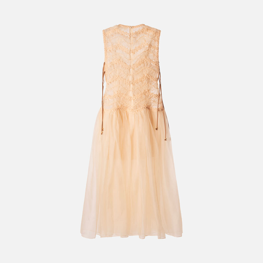 Zimmermann Cream Silk "Illuminate" Dress