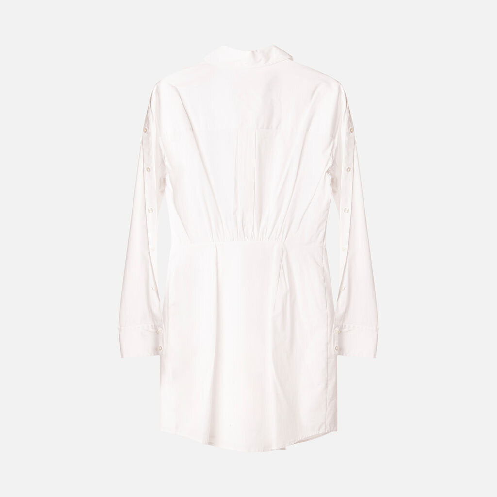 Veronica Beard White Cotton Shirt Dress