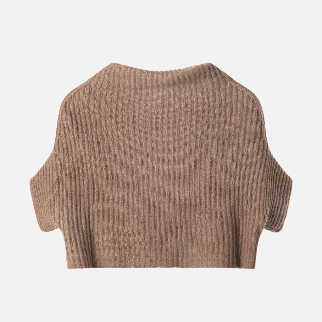 Brunello Taupe Cashmere Sweater