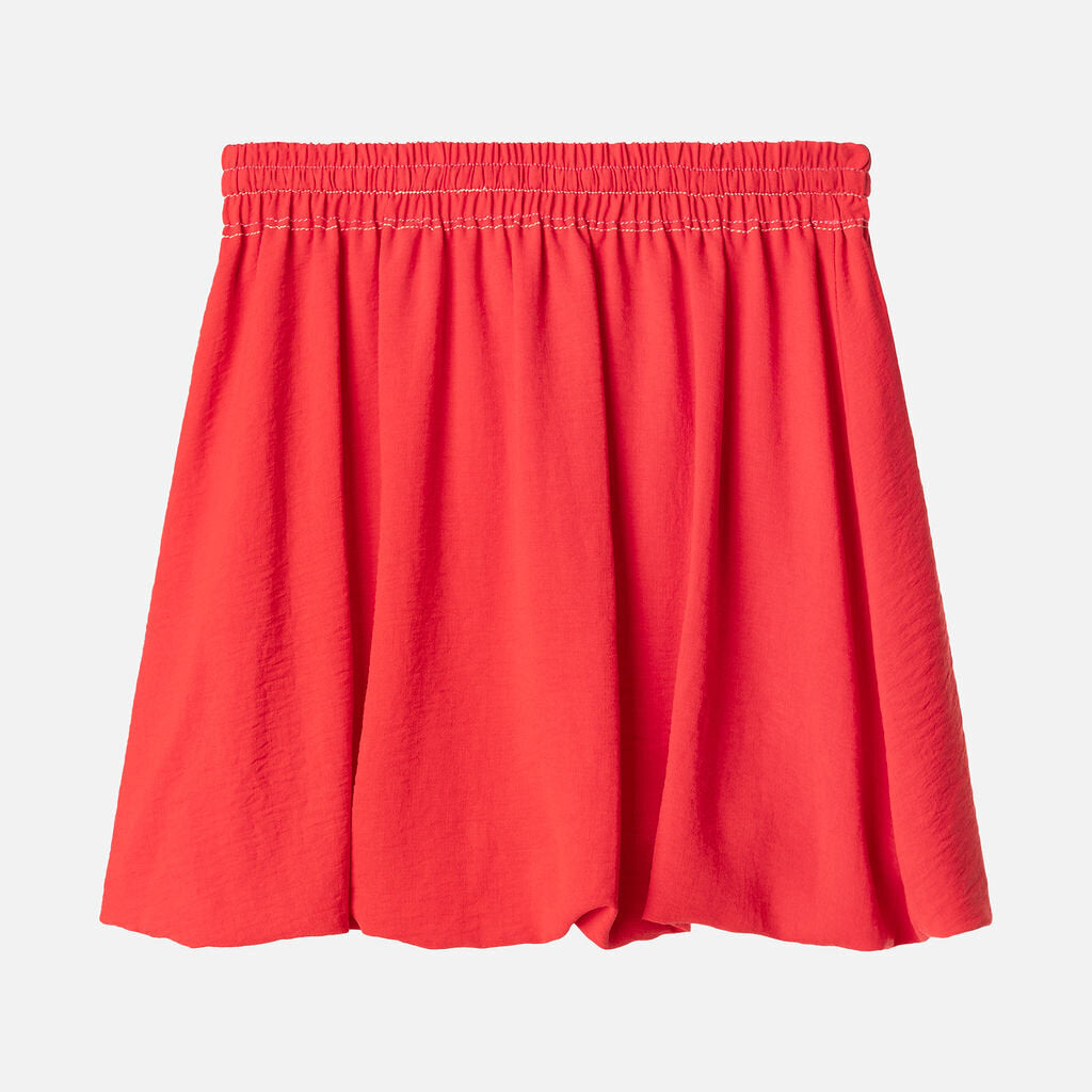 Ramy Brook Red Poly Bubble Skirt