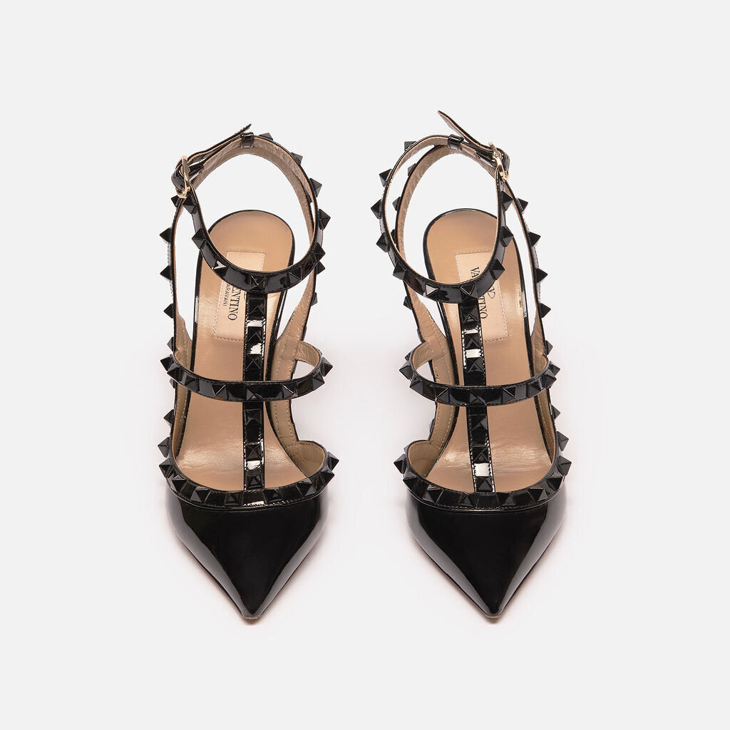Valentino Black Rockstud Pumps