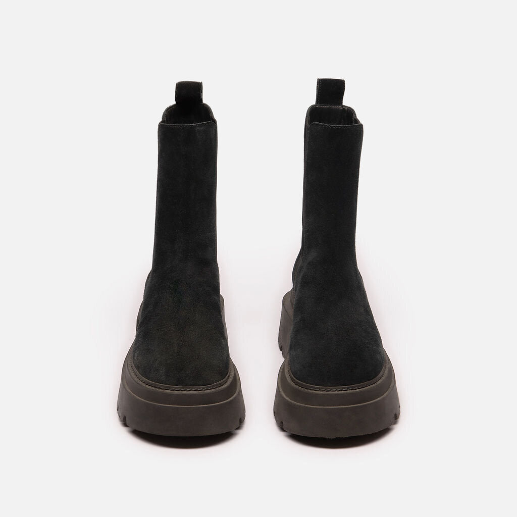 Sportmax Black Suede Platform Boot