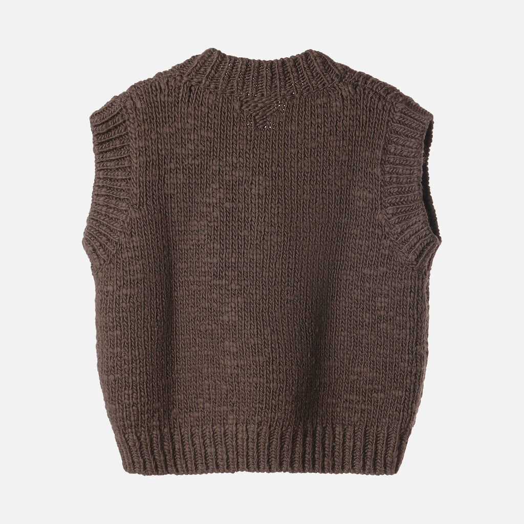 Bottega Veneta Brown Wool Sweater Vest