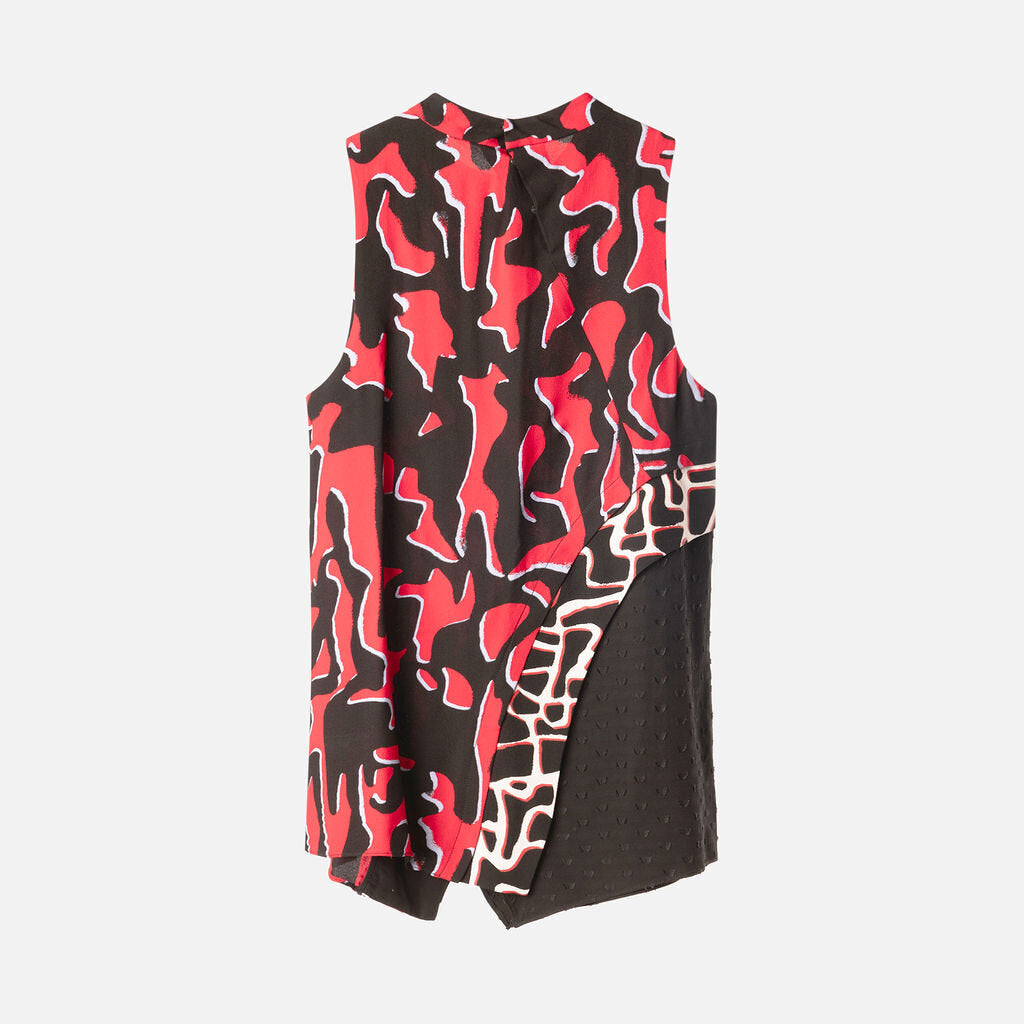 Proenza Schouler Multicolor Viscose Tank