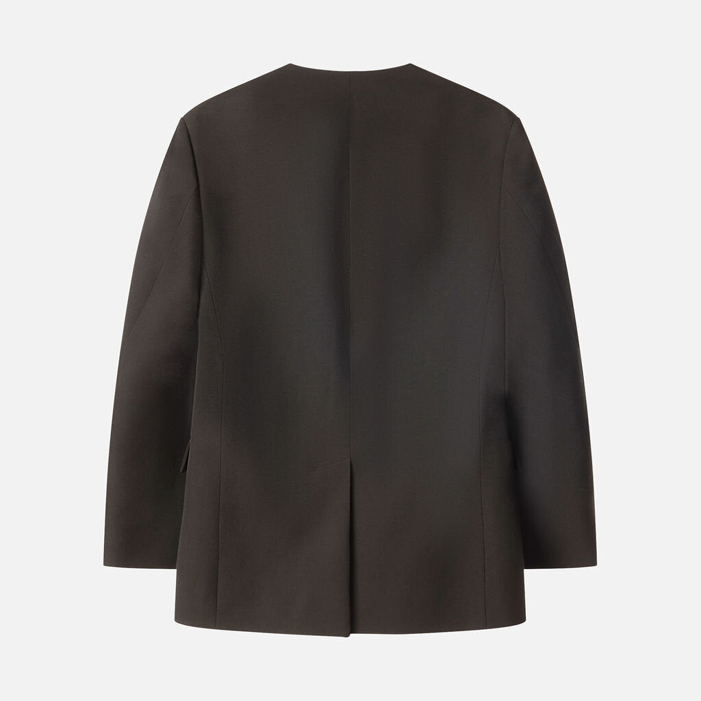 Tods Black Acetate Blend Blazer