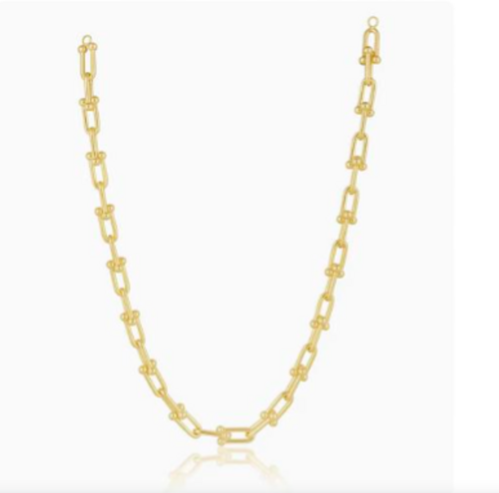 U Link Chain Necklace YG 16'