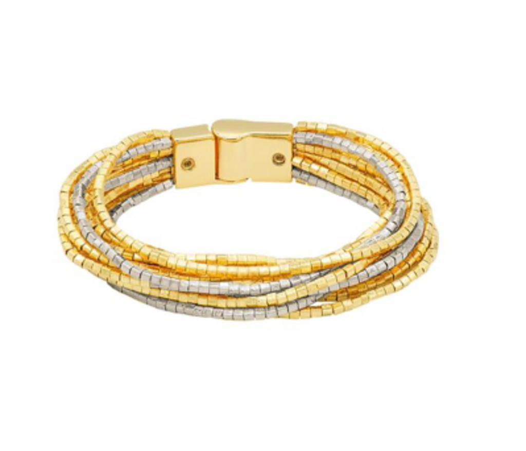 Khalida Bracelet - gold/rhodium