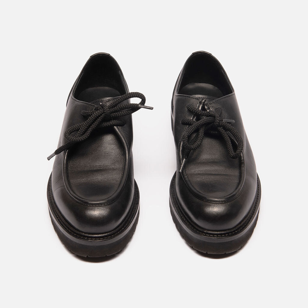 Rupert Sanderson Black Leather Kinston Derby Lace Up