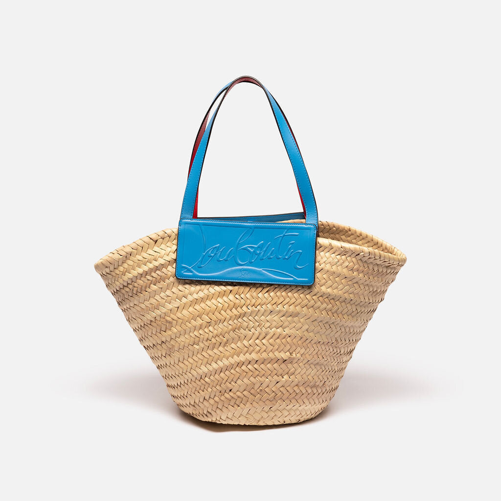 Christian Louboutin Woven Straw Tote