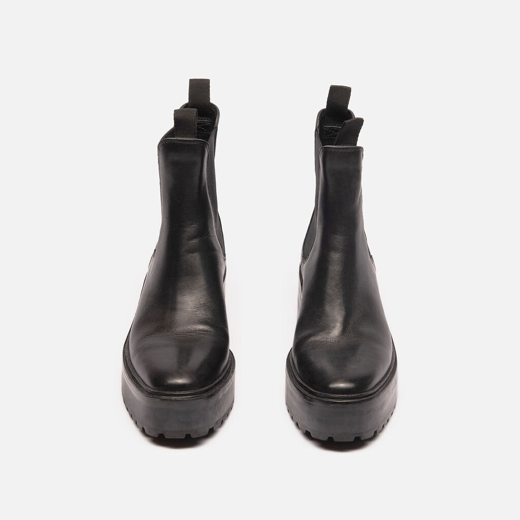 Loeffler Randall Black Leather Chelsea Boots