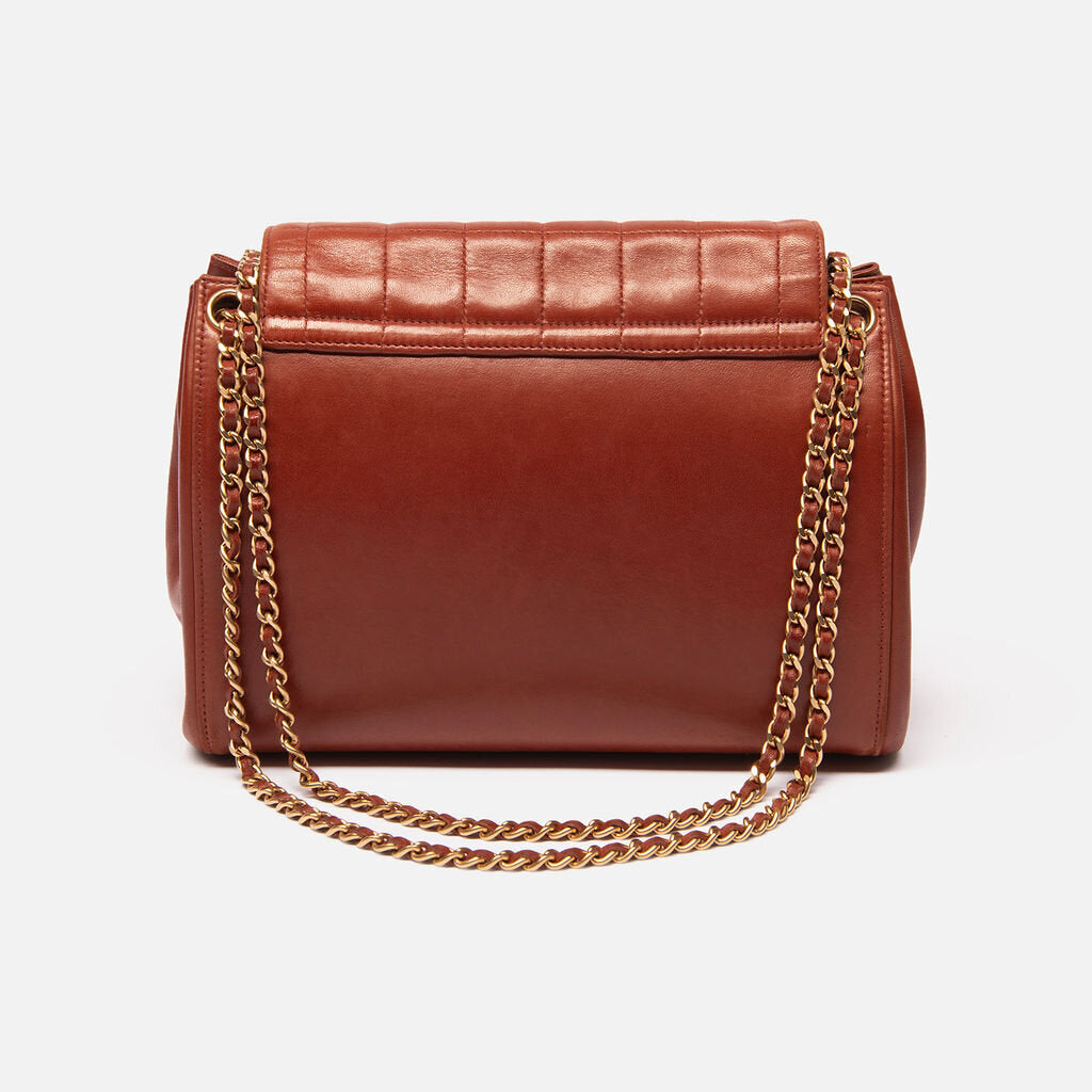 Chanel Brown Leather Flap