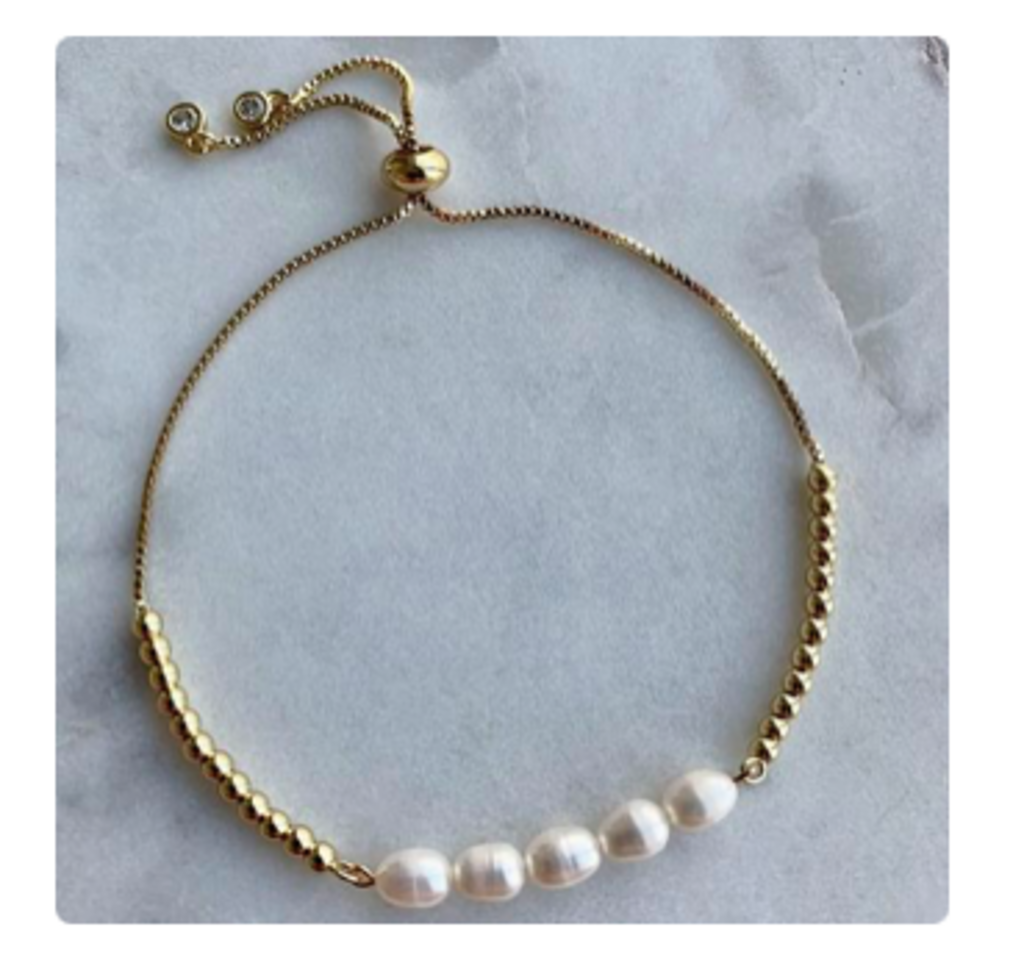 PEARL BRACELET YG