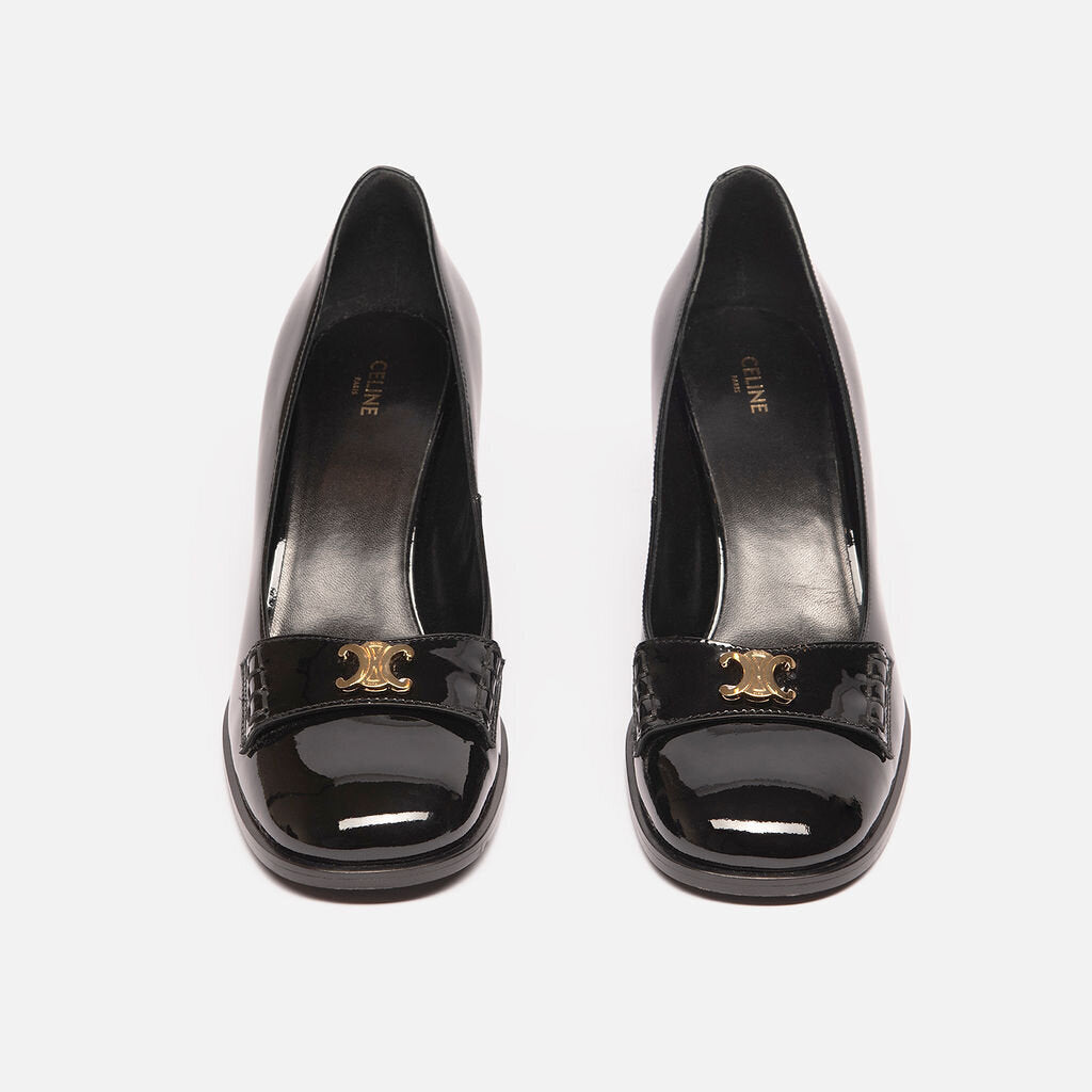 Celine Black Patent Pump