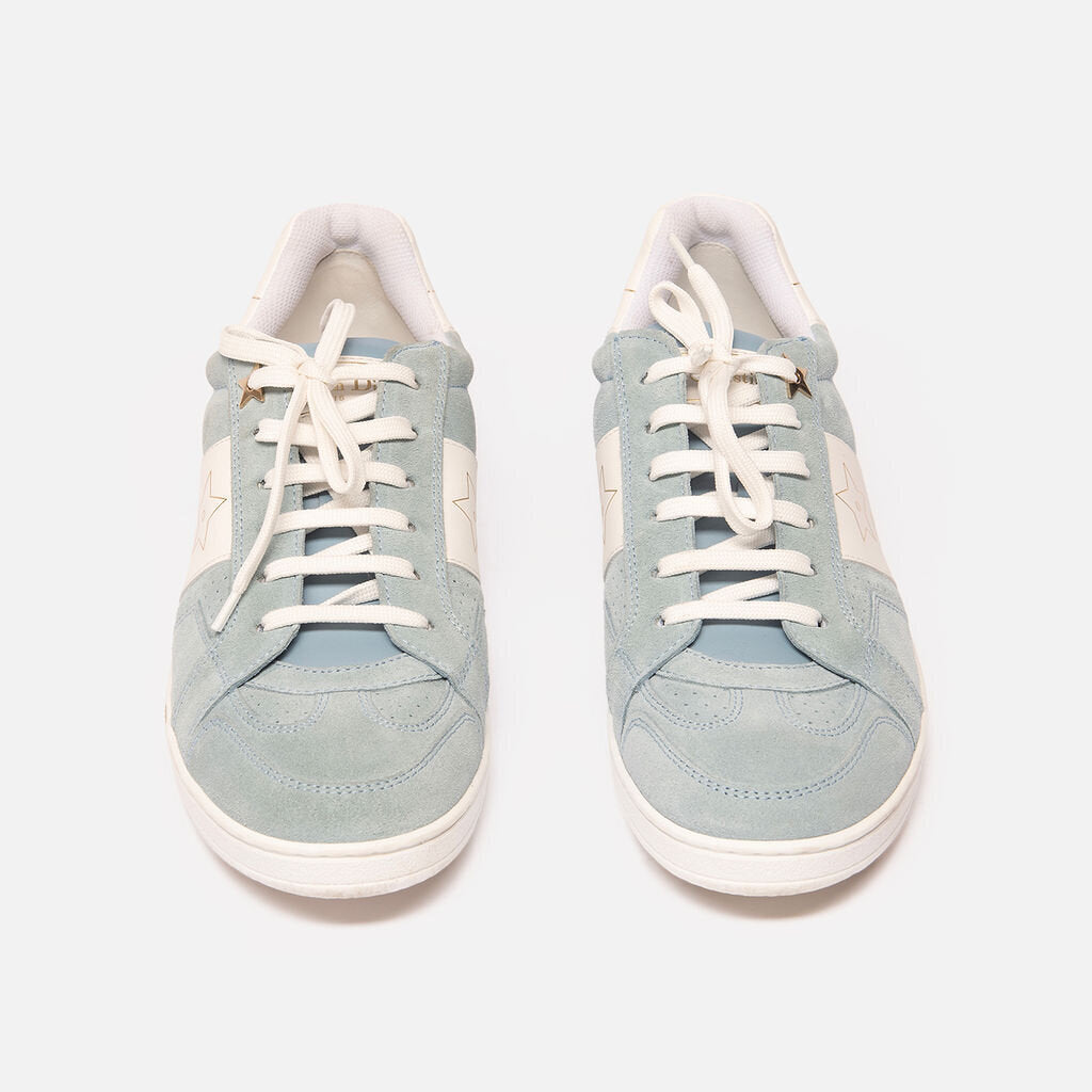 Christian Dior Blue & White Suede Sneaker