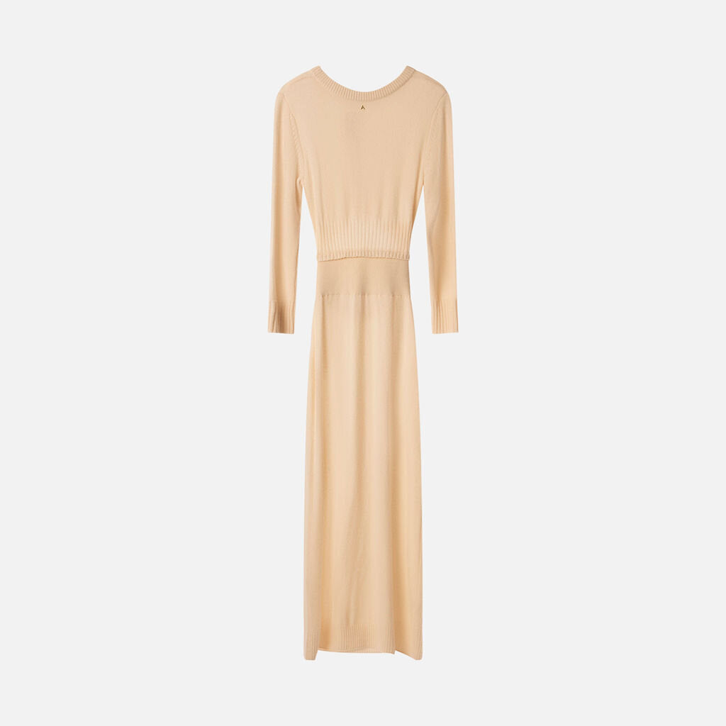 Altuzarra Cream Cashmere Sweater Dress