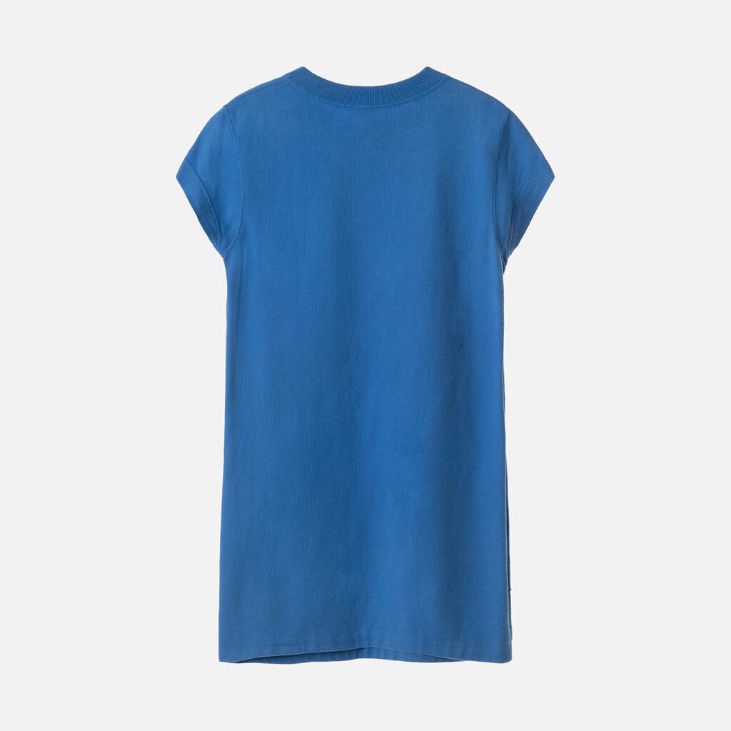Chanel Blue Cotton Knit Dress