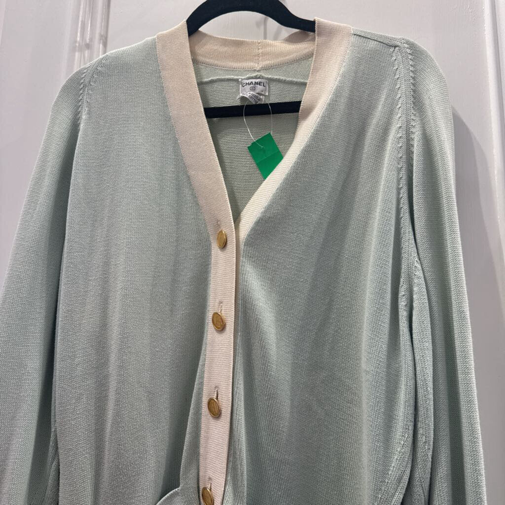1980-90s Cotton Knit Cardigan Sweater