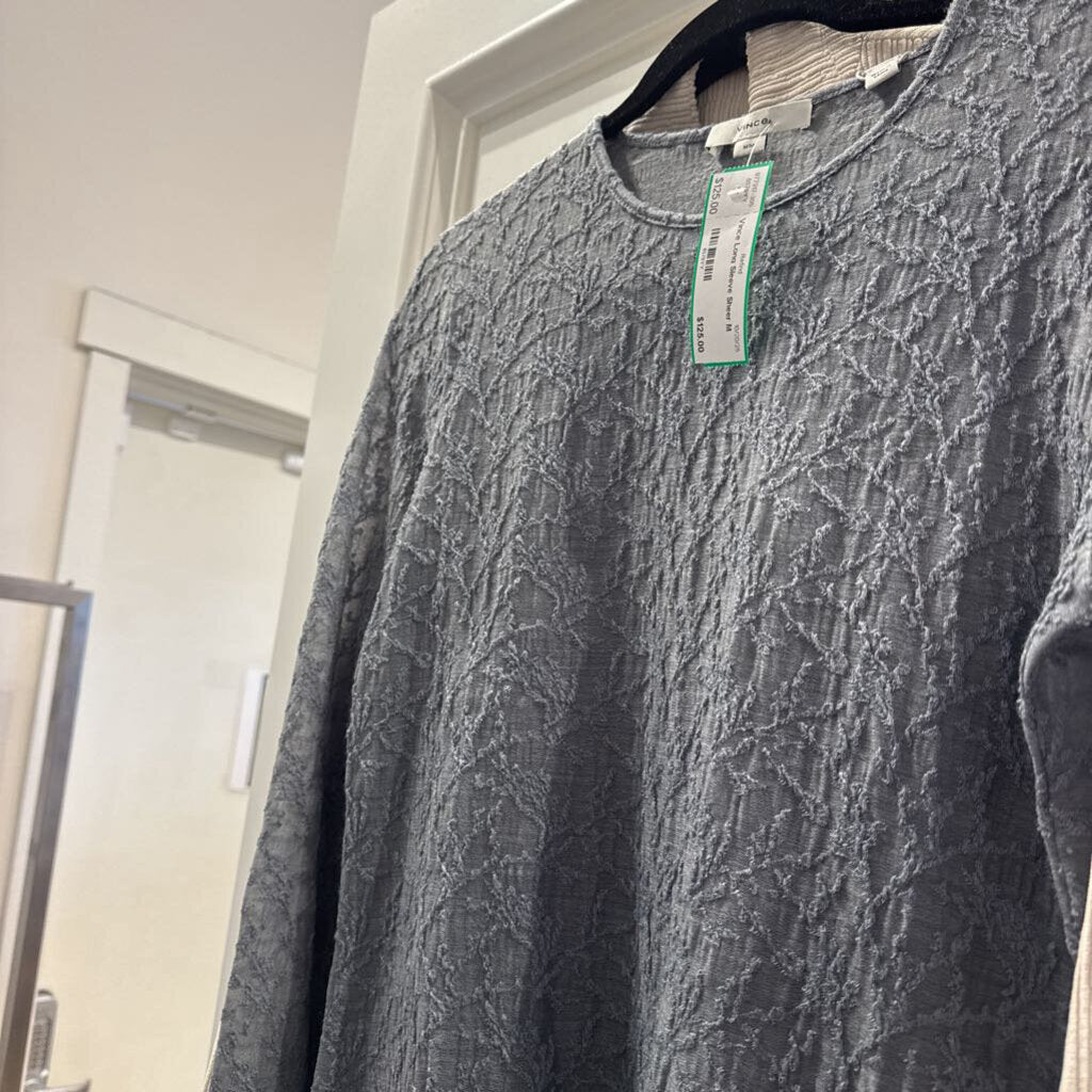 Vince Long Sleeve Sheer