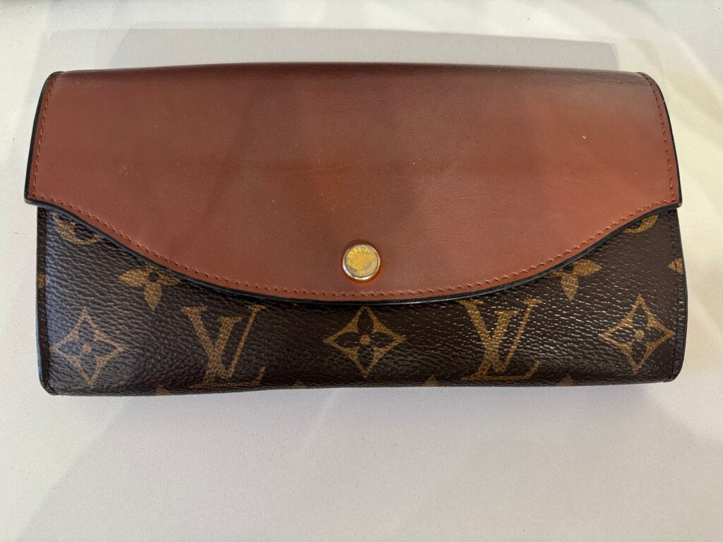 Brown LV Monogram Continental Wallet