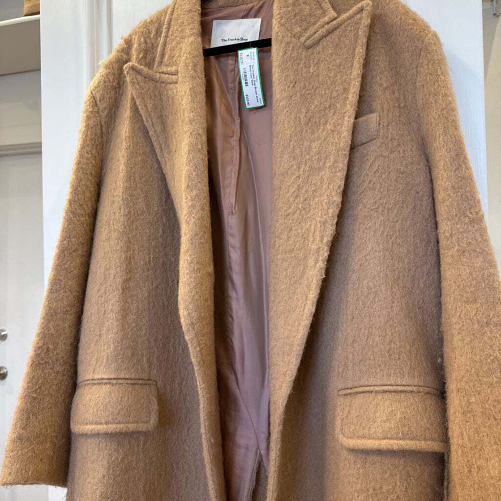 Brown Wool Blend Coat