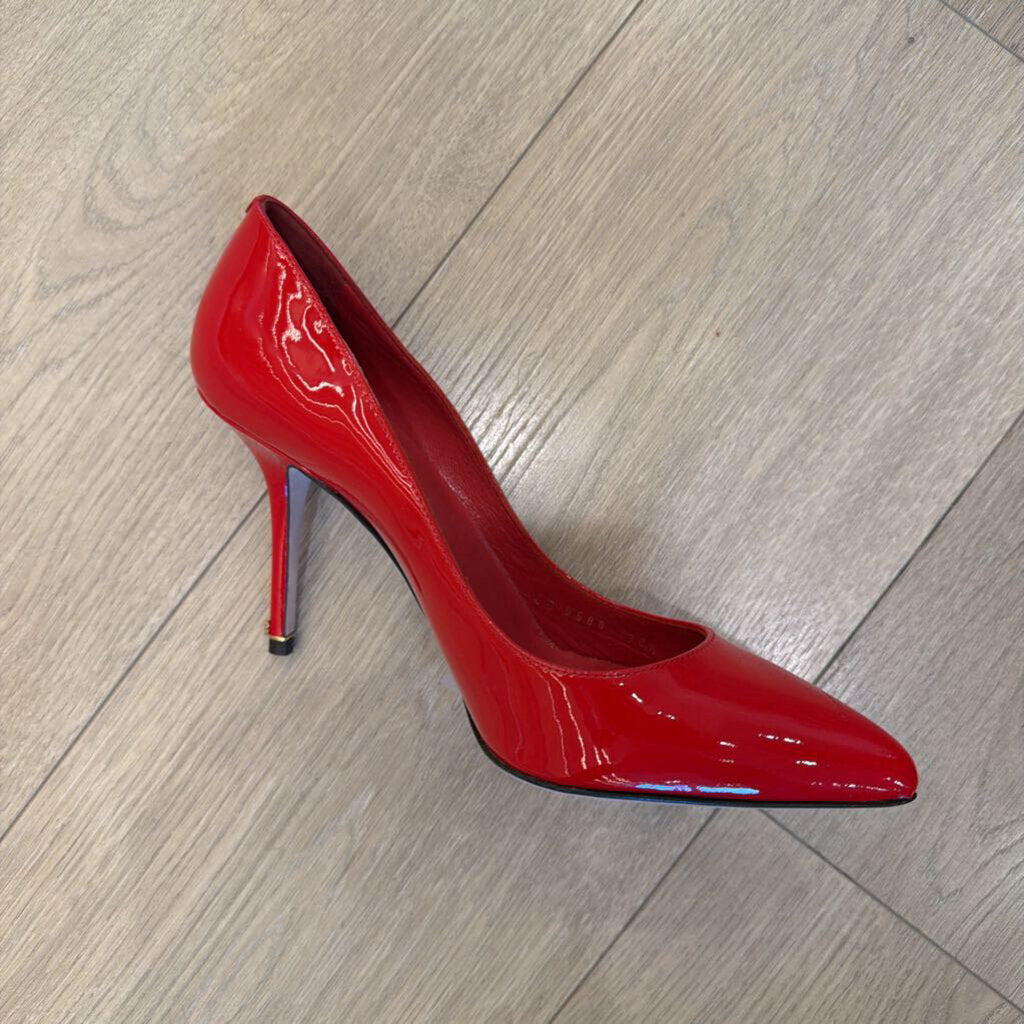 Red Patent Leather Pump