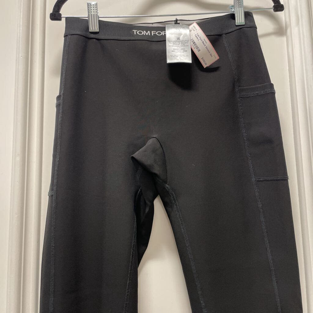 Black Stretch Slim Pants