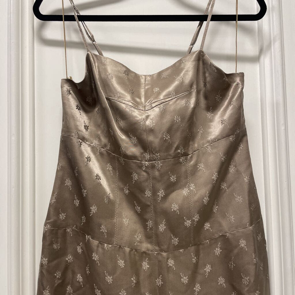 Silk Blend Floral Jacquard Dress (est 3000)