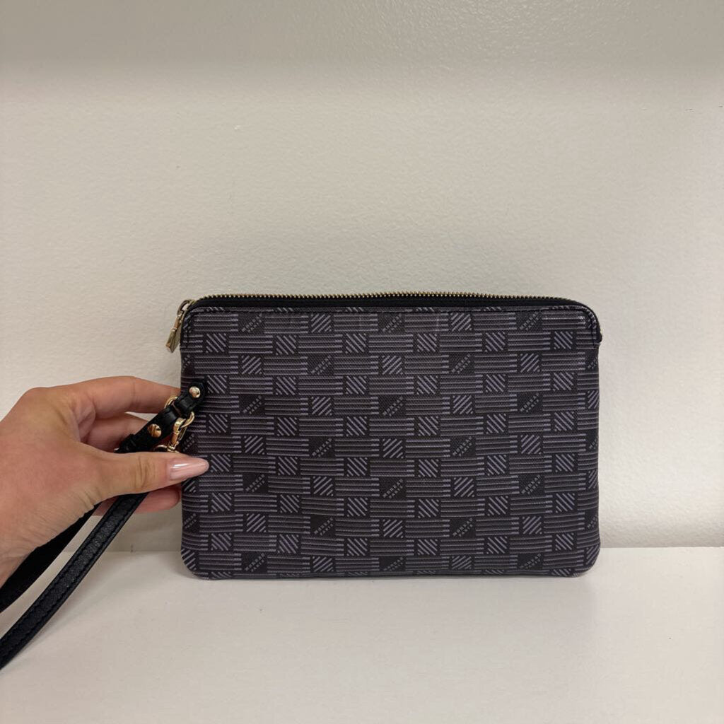 Purple/Black Continental Zip Wallet