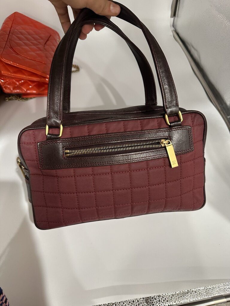 Chanel Chocolate Boston Burgundy