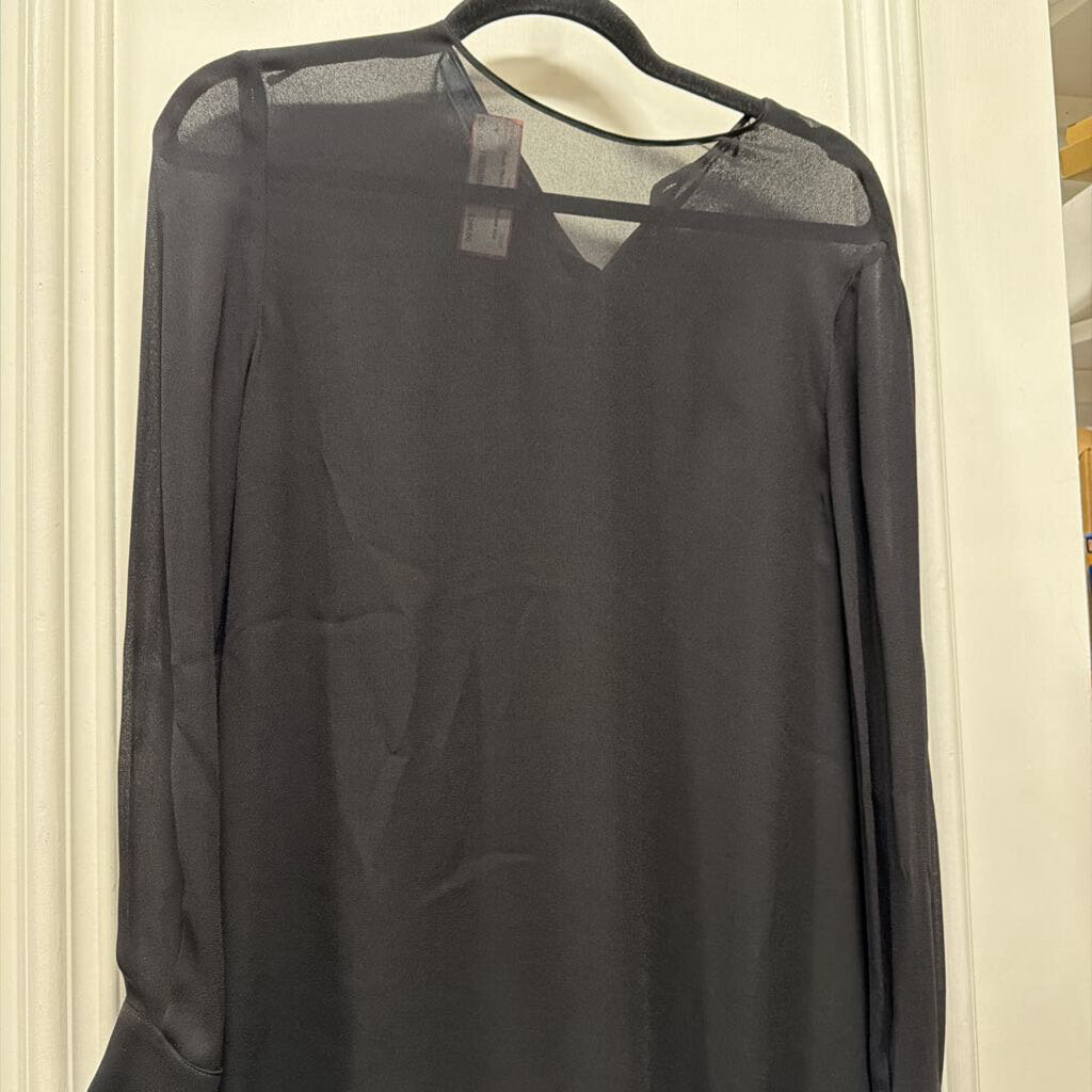 Black Sheer Blouse