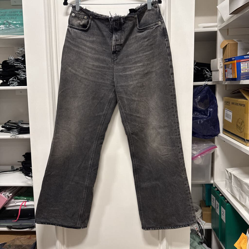 Gray Wide Leg Jean